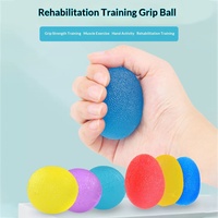 Balle de préhension en silicone pour soulager le stress, entraînement des tendons, outil de rééducation, exercice des doigts, renforcement de la force des mains, équipement de fitness et de sport