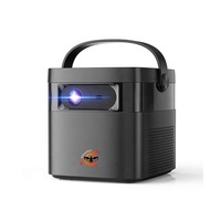 EASUNTECH M2 1080p 4K DLP LED Smart 3D Mini projecteur de cinéma maison portable pour extérieur, boîte TV Android, 400 lumens, son stéréo 10W