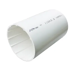 20mm-560mm Alle Arten von Kunststoff 3/4 In. Sch 40 Möbel qualität PVC-Rohr Schwarz Schedule 40 1,5 "x 20 'Wasserpfeife und Armatur