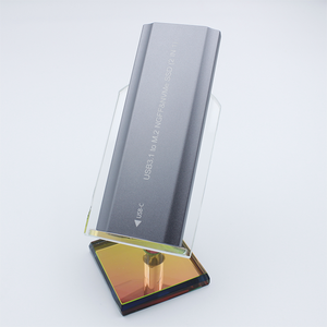 <b>M</b>.<b>2</b> NVME Dual Protocol <b>SSD</b> Case Enclosure USB 3.1 3.<b>2</b> Gen <b>2</b> 10Gbps External PCIE NGFF M2 Type C Hard Disk Box Dual Protocol <b>SSD</b> - Product Image 1