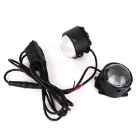 Personnalisation des couleurs 3 pouces Dynamic Devil Eye phare Accessoires de voiture plusieurs modes flash Lampe Kit de rénovation Fitting Car Light