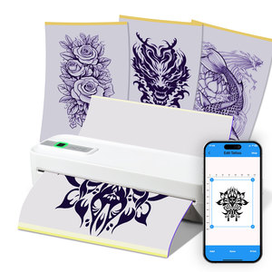 Imprimante Thermique Sans Fil et Sans Encre A4, Mini Portable de <span class=keywords><strong>Tatouage</strong></span>, Copieur Thermique, Machine à Pochoirs de <span class=keywords><strong>Tatouage</strong></span> – Vente en Gros d'Usine OEM - Product Image 2