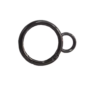 Luxurious 20mm Fashionable Spring <strong>Carabiner</strong> Keychain O Ring Hook <strong>Clip</strong> for Leather Bag Handbag Hardware - Product Image 5