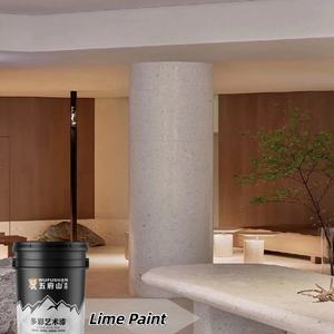 Peinture murale en pierre de <span class=keywords><strong>chaux</strong></span> Wufushan Art Paint, style moderne simple, matériau texturé pour <span class=keywords><strong>mur</strong></span> de fond - Product Image 3