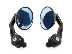 RACEPRO Gương Xe Máy Màu Đen Đầu Ghi Đông Tròn Nhỏ Dành Cho Yamaha/Kawasaki/<span class=keywords><strong>Aprilia</strong></span> - Product Image 3