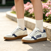 Chaussures de skate personnalisées, fabricant de baskets, chaussures de marche décontractées à semelle en caoutchouc souple PU de haute qualité pour hommes