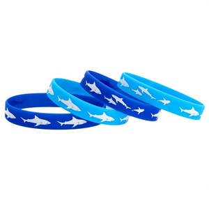 Bracelet en silicone Youmigift Shark Ocean, bracelet à thème requin, bracelet pour fête sur le thème de l'océan, bracelets en caoutchouc pour hommes et femmes - Product Image 2