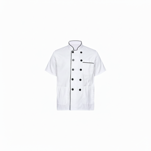 Chaqueta de chef de algodón 100% de último diseño, uniforme de cocina para restaurante, abrigo de chef, fabricante indio - Product Image 1