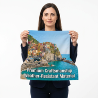 Drapeaux de fête personnalisés en impression par sublimation HD, écologiques, durables, imperméables pour la fête de l'Indépendance, taille personnalisée pour l'extérieur