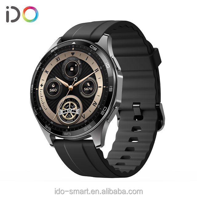Hign-end Fashion Smartwatch 1.43"HD Touchscreen AMOLED 3ATM Waterproof BT Calling Health Tracker Multi-sport Mode Smart Watch