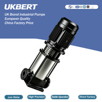 Pompa Inline Multistage Vertikal UKBERT GDL, Besi Cor & Baja Tahan Karat, Pompa Booster untuk Pasokan Air Gedung Bertingkat Tinggi