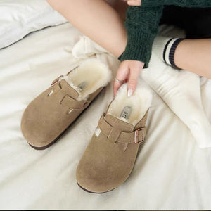 Chaussures à lanières orthopédiques fermées respirantes pour hommes et femmes Doublure en <span class=keywords><strong>cuir</strong></span> véritable Semelle légère en liège Birkenstocks Alternative Soft - Product Image 4