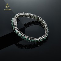 Bracelet de tennis en argent 925 pour femme VVS Moissanite 2mm-6.5mm Slim Swiss Micro Pave cadeau pour quotidien/anniversaire