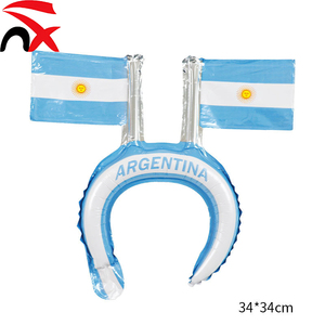 Mini-drapeau national personnalisé, serre-tête, ballon en film d'aluminium, accessoires pour cheveux, fournitures pour ballons, décoration de fête de <span class=keywords><strong>carnaval</strong></span> - Product Image 4