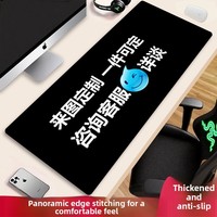 Tapis de souris extra large pour jeux e-sport garçons, style anime, épais, avec points de couture renforcés, antidérapant, pour bureau et ordinateur filles
