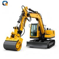Rouleau vibratoire hydraulique haute fréquence puissant avec moteur importé pour une force de compactage supérieure