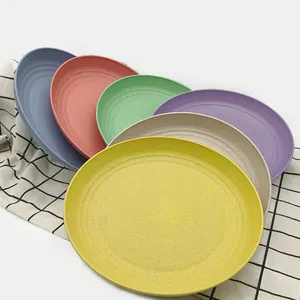 Wholesale stock goods restaurant plastic dinner dish melamine dishes and plates party supplies plastic plates
