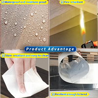 Papan Dinding Plastik Batu Tahan Air Modern Anti UV untuk Hotel, KTV, Dapur, Seri Warna Marmer Emas, Khusus untuk Hotel