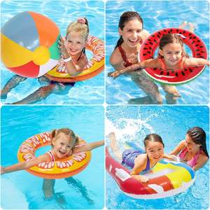 Ensemble de flotteurs gonflables en PVC pour piscine, bouée de natation d'été, radeau de plage, jouets aquatiques pour enfants - Product Image 4