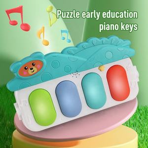 Samtoy Custom Toddlers Fitness Rack Nap pedale musicale pianoforte Soft Activity Gym Baby Play Mat Piano Gym con Hanging - Product Image 3
