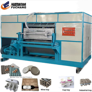 Nouveau <span class=keywords><strong>prix</strong></span> pas cher petite <span class=keywords><strong>entreprise</strong></span> déchets papier recyclage oeuf carton machine plateau oeuf fabrication machine - Product Image 2