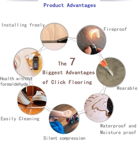 Venta de Fábrica: Piso Vinílico SPC de <span class=keywords><strong>Roble</strong></span> de 5mm con Sistema de Click Antideslizante - Product Image 5