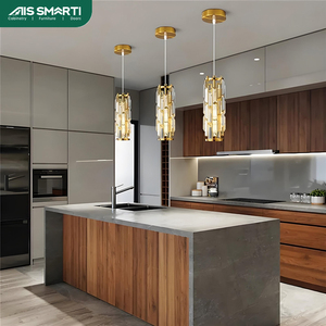 Armadio da cucina personalizzato di fascia alta, la praticità del Design pulito include le opzioni del rubinetto del lavandino <span class=keywords><strong>per</strong></span> il piano di lavoro in laminato di marmo - Product Image 2