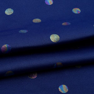 تصميم جديد لعام 2025: أقمشة محبوكة ثقيلة الوزن 220 سم 350 جرام/متر مربع مع طباعة ذهبية للملابس - Product Image 4