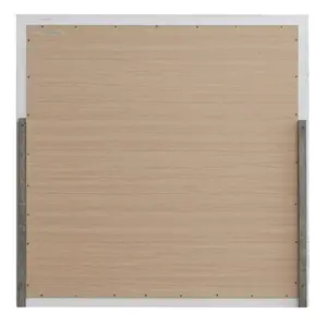 Miroir mural carré Ggtradinginc 38x38 pouces, miroir en verre encadré minimaliste pour salle de bain, chambre à coucher, hôtel, usage décoratif - Product Image 4