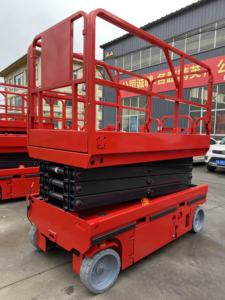 Taşınabilir hidrolik mobil asansör kendinden tahrikli makas-tipi kaldırma platformu elektrikli makaslı kaldırma platformu 4000mm Max yükseklik - Product Image 2