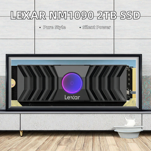 新しいLexar NM1090 NVMe M.2 12000MB/s 3D TLC NAND ダイナミックキャッシュヒートシンク内蔵 1TB 2TB 4TB SSD デスクトップ用 - Product Image 3