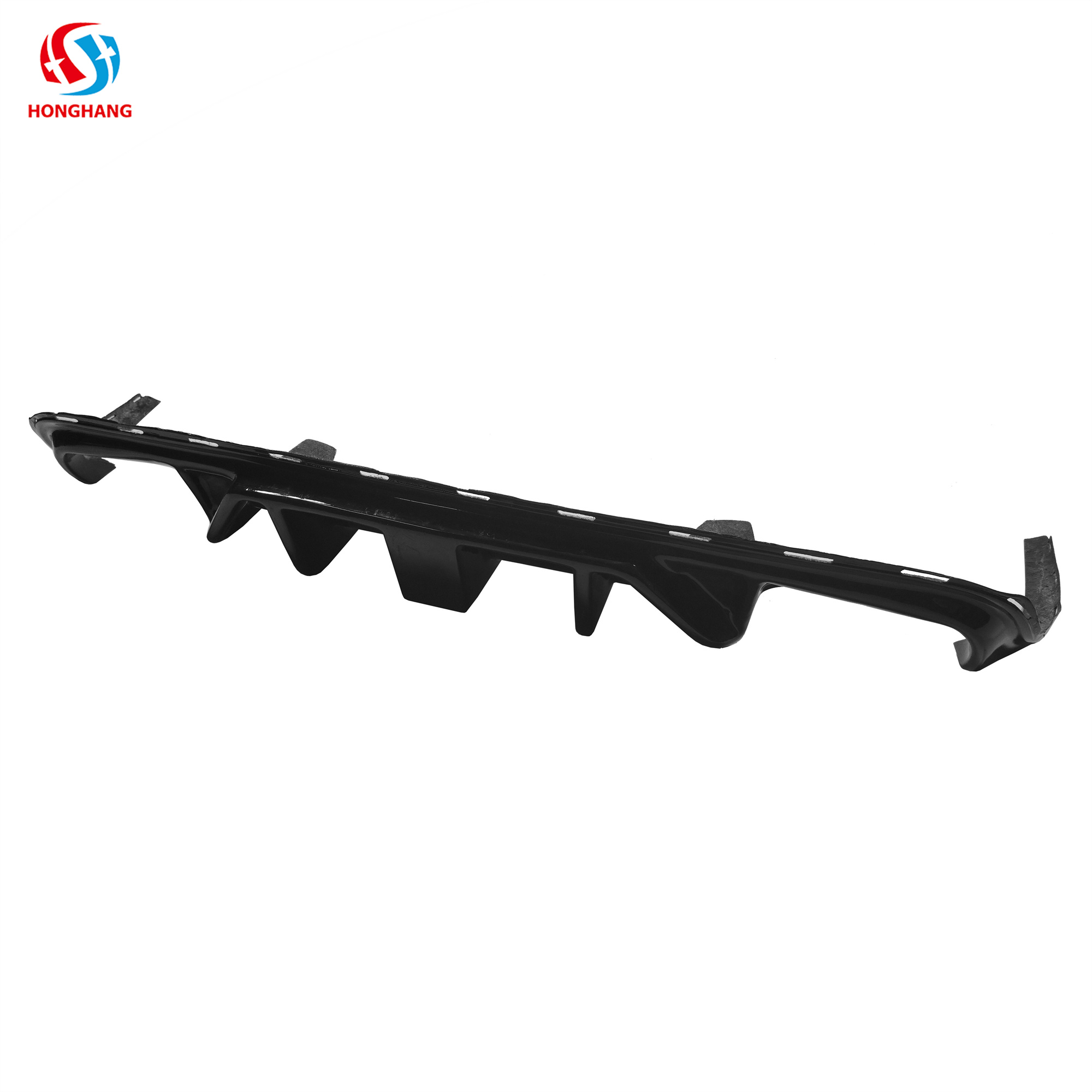 Honghang Factory ABS Plastic Carbon Fiber With Lamp Back Spoiler Rear Bumper Lip for JEEP Grand Cherokee 2013+