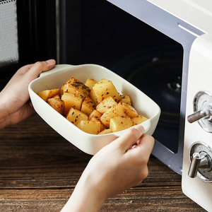 Plat de cuisson en céramique four électrique rectangulaire en céramique plat spécial <span class=keywords><strong>fromage</strong></span> risotto bol de cuisson plaques de cuisson pour restaurant - Product Image 6