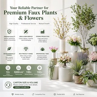 Ensemble de plantes artificielles suspendues en plastique YM Wholesale pour la décoration de mariage, de fête, de maison et de bureau – Faux lierre et fougère tombants