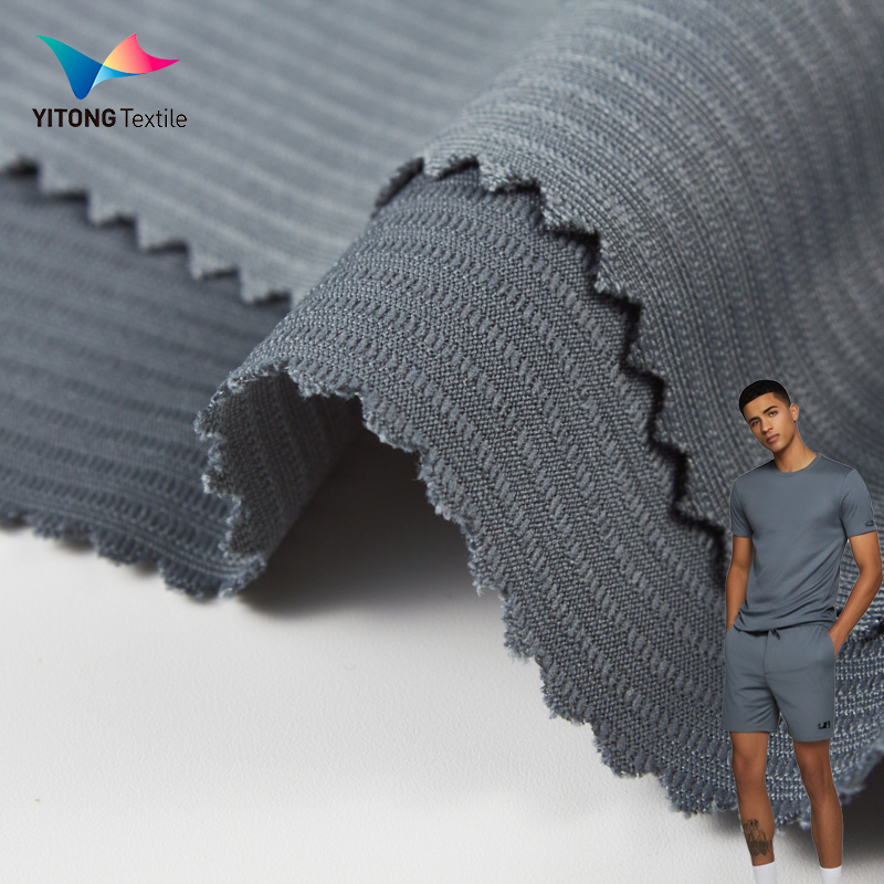 Custom 170 Gsm Rib Knit Fabric