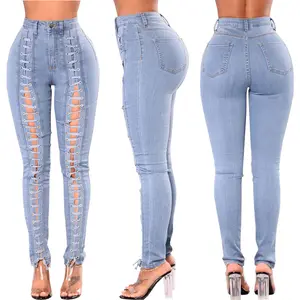 Hot Sales Neuheiten Custom Plus Size Hosen & Jeans Skinny Jean Damen Jeans