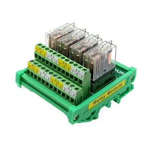 โมดูลรีเลย์8ทาง DC24V บอร์ดขยาย12V PNP NPN G2R-1-2-24 8ช่อง4ทาง