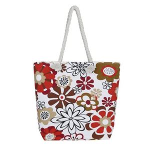 Sac en toile de grande capacité avec logo personnalisé imprimé en gros de haute qualité, sac fourre-tout en toile avec logo personnalisé - Product Image 2