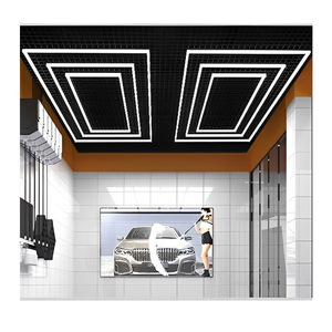 Luz de Trabajo LED Rectangular AB, Luz de Techo LED Lineal para Detallado y Reparación de Automóviles, Alimentación por CA, Iluminación Brillante para Talleres Mecánicos - Product Image 1