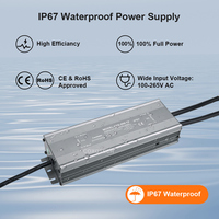 Transformateur haute tension étanche IP67 pour extérieur 250W 300W 400W 110V 220V AC vers DC 12V 24V Alimentation à découpage 100% pleine puissance