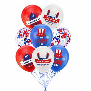 18Pcs/Bag 12 Inch America Independent Day <b>Decoration</b> 4Th of July <b>Balloon</b> Festival Latex Usa Party Supplies - Product Image 4