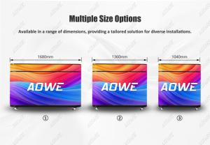 จอแสดงผล LED แบบ All-in-One ขนาด 1360*1050 มม.  ออกแบบตามขนาดที่กำหนดได้ รุ่น P2 และ P2.5 สำหรับใช้งานภายในอาคาร  หน้าจอโปสเตอร์แบบยืดหยุ่นสำหรับเคาน์เตอร์ต้อนรับ  แสดงผลสีเต็มรูปแบบ คุณภาพระดับ Ultra - Product Image 1
