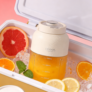 USB ile Çalışan Taşınabilir <span class=keywords><strong>Blender</strong></span> ve Meyve Sıkacağı, Paslanmaz Çelik Bıçaklı, Büyük Kapasiteli Mini <span class=keywords><strong>Blender</strong></span>, Taşınabilir Meyve Sıkacağı - Product Image 4