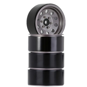 4 cái kim loại beadlock 1.9in bánh xe vành bánh xe trung tâm 10 lỗ tròn cho 1/10 RC Crawler xe Traxxas trx4 <span class=keywords><strong>D90</strong></span> trục SCX10 90046 RC bộ phận - Product Image 1