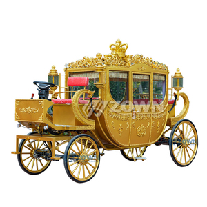ZOWN 2026 Nouvelle calèche électrique de style européen, calèche royale de luxe, calèche de princesse, taille personnalisable, batterie 60V, roues solides - Product Image 3