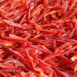 Venta caliente IQF Rodajas de <span class=keywords><strong>pimiento</strong></span> rojo congelado Pimienta Vegetal Precio de exportación chino - Product Image 1