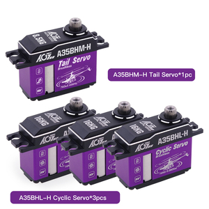 AGFRC A35BHL-H 0.08Sec Vitesse Moteur Brushless 16kg-cm Superbe Couple Métal Gear Mini RC Servo pour RC Jet - Product Image 4