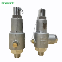 Vanne de décharge cryogénique pneumatique à ressort en acier inoxydable 304, à bride de 1 1/2 pouce, -196 degrés, 1000 bars