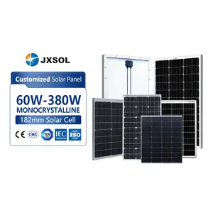 高効率80W100Wタイル太陽電池単結晶パネルソーラールーフシステム用オールブラックソーラーパネル