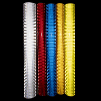 Láminas reflectantes retro prismáticas de varios colores al por mayor de fábrica para señal de seguridad de tráfico